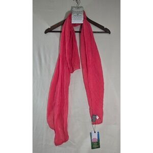 Tickled Pink Insect Shield Repellent Apparel Oversized Scarf Coral Pink